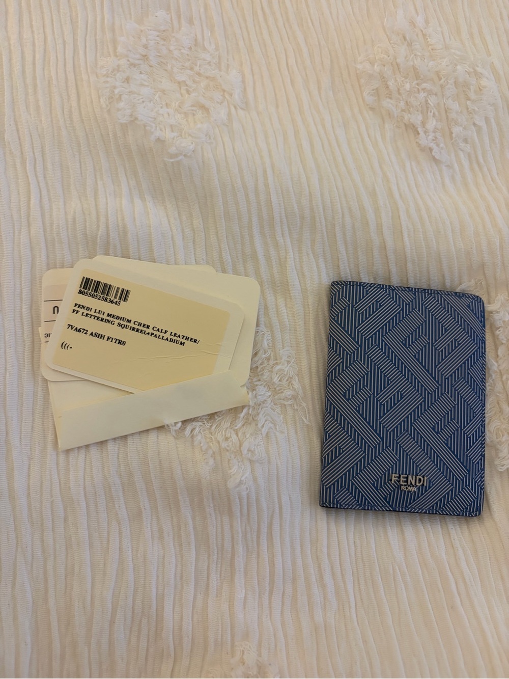 Fendi Blue Wallet - Picture 2 of 4